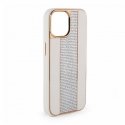 Apple iPhone 15 Pro Max Diamonds and Leather Case White Apple iPhone 15 Pro Max Diamonds and Leather Case White