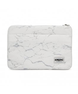 15-16 Inches Fabric Laptop Bag Marble White