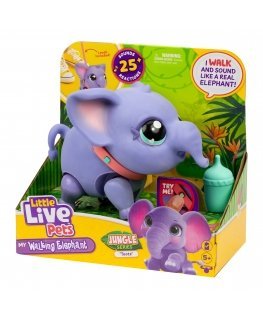 LITTLE LIVE PETS Interaktīvs plīša zilonītis