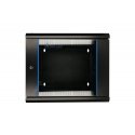 Extralink 9U 600X600 AZH WALL-MOUNTED RACKMOUNT CABINET SWING TYPE BLACK Sieninis stovas Juoda Extralink 9U 600X600 AZH WALL-MOUNTED RACKMOUNT CABINET SWING TYPE BLACK Sieninis stovas Juoda