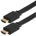 Goobay | High Speed HDMI Flat Cable with Ethernet | Black | Goobay | High Speed HDMI Flat Cable with Ethernet | Black |