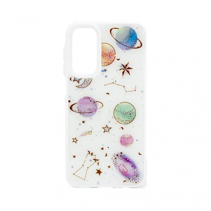 Samsung Galaxy A15 EPOXY CARTOON COVER White