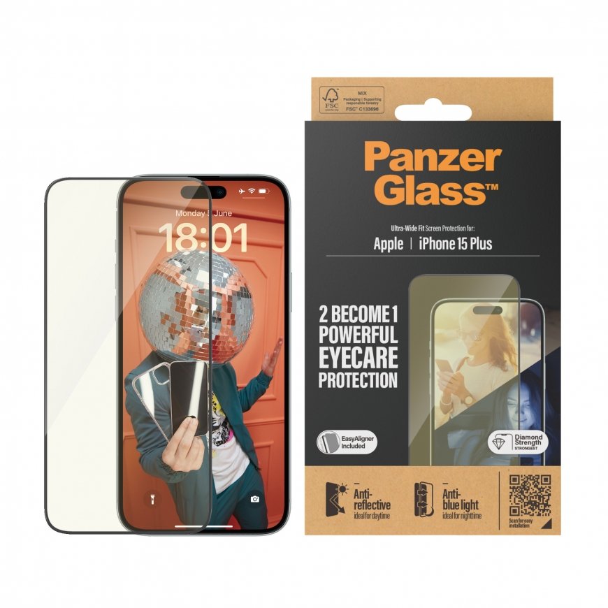 PanzerGlass UWF Anti Reflective & Bluelight Selge ekraanikaitse Apple 1 tk – 2