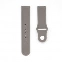 22mm Silicone Loop Watch Strap (S/M 110mm) Gray