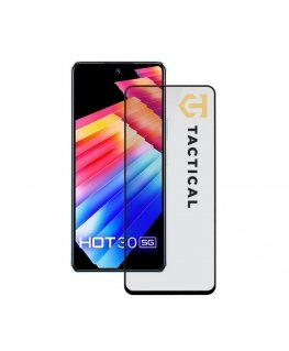 - Tactical Glass Shield 5D for Infinix Hot 30 5G Black
