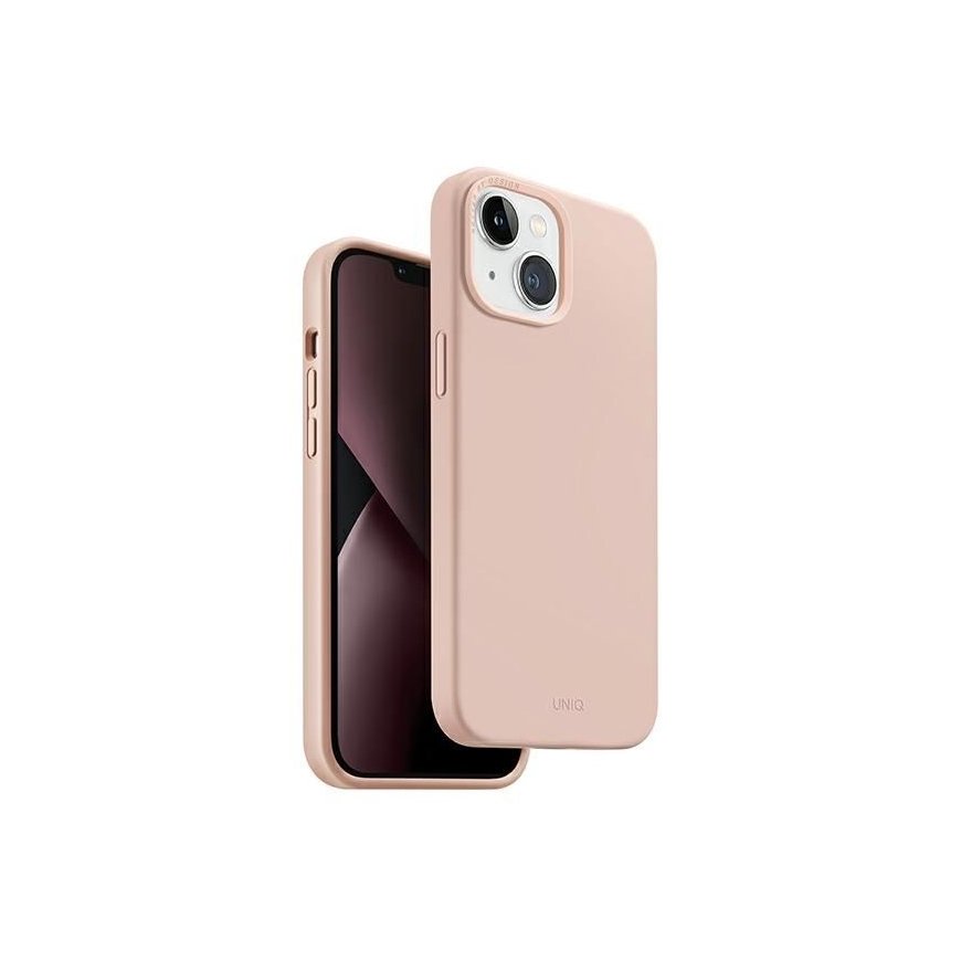 Uniq Lino Hue Magclick Charging case for iPhone 14 Plus - pink