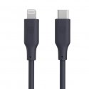 USB C to Lightning Silicone Cable 1.2M (MFI10CL) 60W / 20V3A Warm Gray