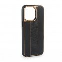 Apple iPhone 15 Leather Case Customized Black Apple iPhone 15 Leather Case Customized Black