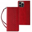 Magnet Strap Case Case for iPhone 13 Pro Max Pouch Wallet + Mini Lanyard Pendant Red Magnet Strap Case Case for iPhone 13 Pro Max Pouch Wallet + Mini Lanyard Pendant Red