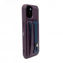 Apple iPhone 15 LEATHER POCKET STAND COVER Purple Apple iPhone 15 LEATHER POCKET STAND COVER Purple