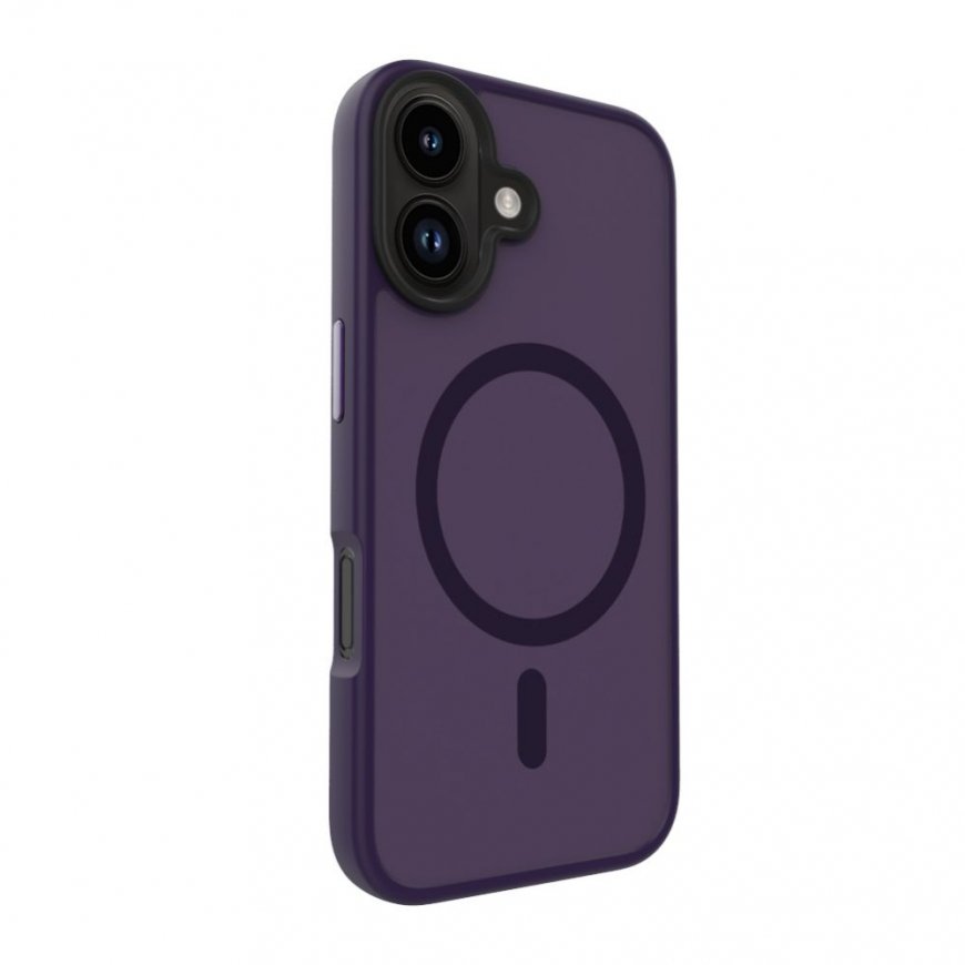 Apple iPhone 16 Hybird Case With Magsafe PC+TPU Purple