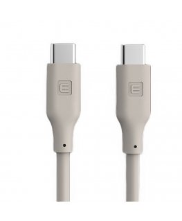 USB C to USB C Silicone Cable 1.2M 60W / 20V3A White