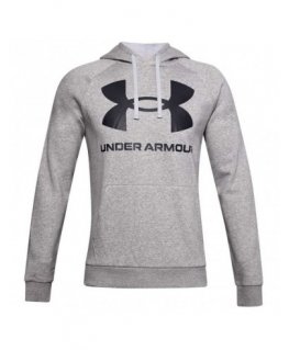 Men's Under Armour Rival Fleece Big Logo Hd Grey 1357093 011