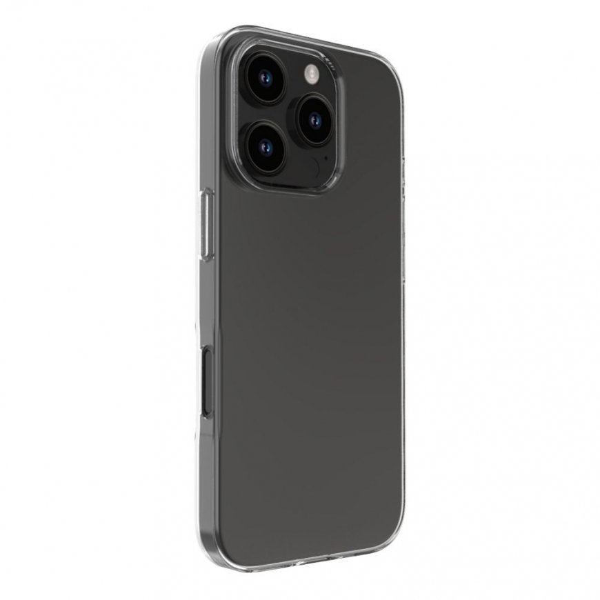 Apple iPhone 16 Pro Max Clear Silicone Case 1.5mm TPU Transparent
