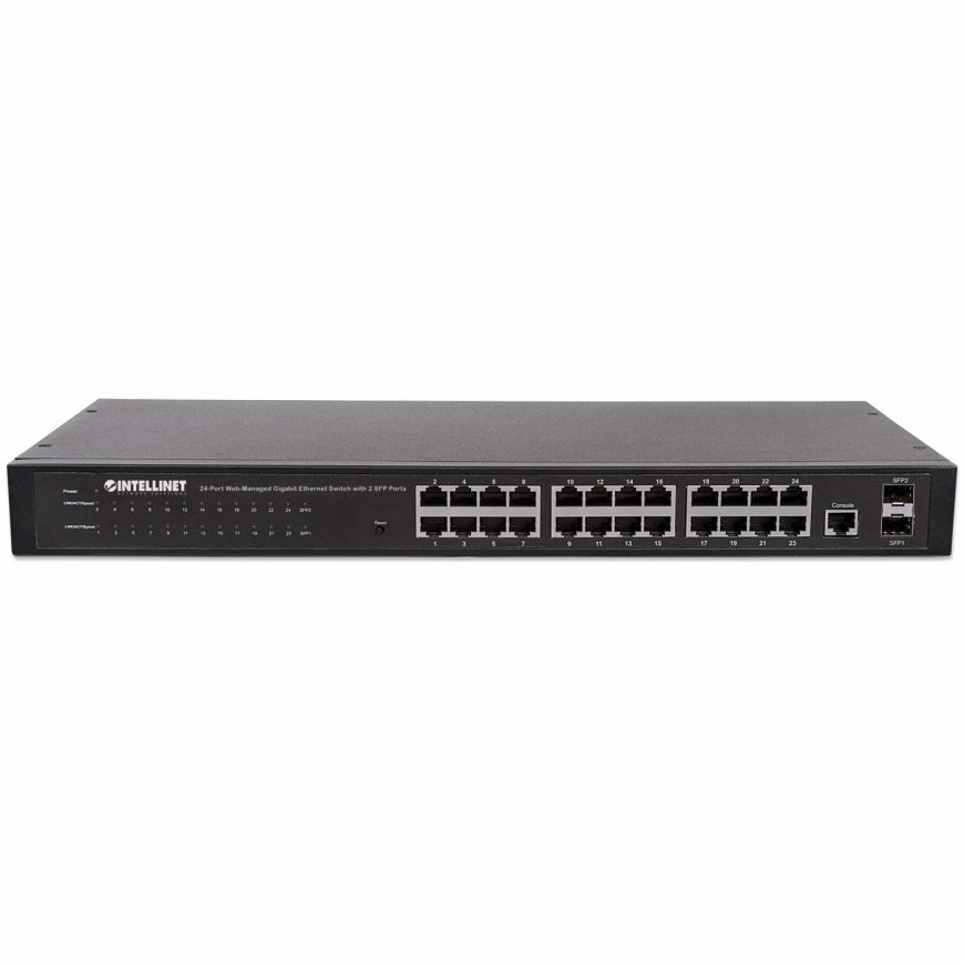 Intellinet 560917 võrgulüliti Juhitav Gigabit Ethernet (10/100/1000) 1U Must – 4