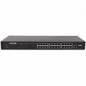 Intellinet 560917 tinklo komutatorius Valdomas Gigabit Ethernet (10/100/1000) 1U Juoda