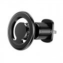 Universal C61 Metal Car Air Vent Screw Fix Universal Magnetic magsafe Ring size Smartphone adjustable holder Black