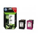 HP X4D37AE ink set (original HP302 HP 302 set includes black and color F6U66AE F6U65AE 1 x 3.5 ml, 1 x 4 ml black, color HP X4D37AE ink set (original HP302 HP 302 set includes black and color F6U66AE F6U65AE 1 x 3.5 ml, 1 x 4 ml black, color
