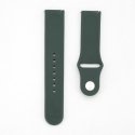 20mm Silicone Loop Watch Strap (S/M 110mm) Olive