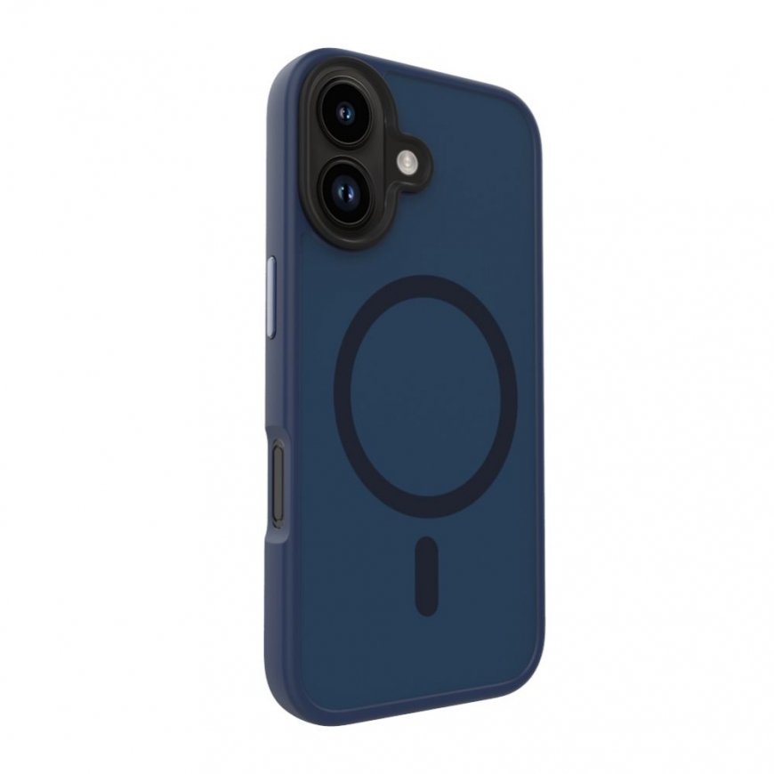Apple iPhone 16 Hybird Case With Magsafe PC+TPU Dark Blue