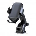 Wozinsky WUMID phone holder with 15W inductive charger for car dashboard - black Wozinsky WUMID phone holder with 15W inductive charger for car dashboard - black