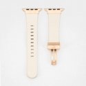 Watch 42/44/45mm Single loop buckle leather Watch Straps White