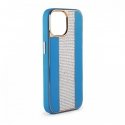 Apple iPhone 15 Pro Max Diamonds and Leather Case Blue Apple iPhone 15 Pro Max Diamonds and Leather Case Blue