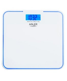 Adler AD 8183 personal scale Square Blue, White Electronic personal scale