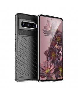 Thunder Case flexible armored cover for Google Pixel 7 Pro black