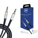 3MK 5903108528771 audio cable 1 m 3.5mm Black, Silver 3MK 5903108528771 audio cable 1 m 3.5mm Black, Silver