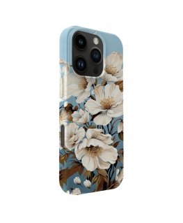 Apple iPhone 16 Pro Max Slim Shell with Magsafe customized print design Flower Blue
