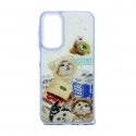 Samsung Galaxy A15 EPOXY CARTOON COVER case Purple White Samsung Galaxy A15 EPOXY CARTOON COVER case Purple White
