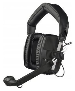 beyerdynamic DT 109 200/ 50/black Zestaw nagłowny, czarny, bez kabla