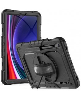 Tech-Protect Solid360 case for Samsung Galaxy Tab S9 FE 10.9" X510 / X516B - black
