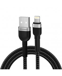 Wozinsky WNBAL1 USB-A / Lightning 2.4A cable 1 m - black