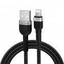 Wozinsky WNBAL1 USB-A / Lightning 2.4A cable 1 m - black Wozinsky WNBAL1 USB-A / Lightning 2.4A cable 1 m - black