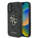 Guess GUHCP16S4GMGGR iPhone 16 6.1" czarny|black hardcase 4G Big