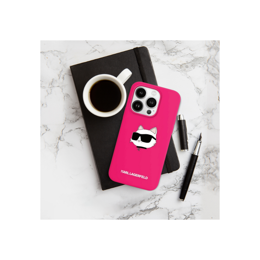 Karl Lagerfeld KLHMP16SSCHPPLF iPhone 16 6.1" fuksja|fuschia har – 2