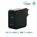 Mobilis Charger 100W 2USB C 1USBA GaN cable 100W Mobilis Charger 100W 2USB C 1USBA GaN cable 100W