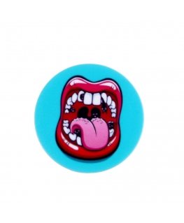 Universal Pop Holder Lips Pink Blue