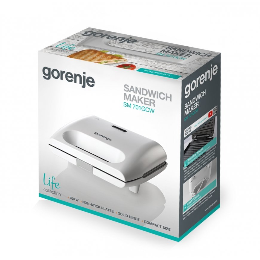 Gorenje SM701GCW kosketusgrilli – 5