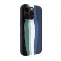 Apple iPhone 16 Pro Silicone Case milti-colored magsafe Aqua Blue