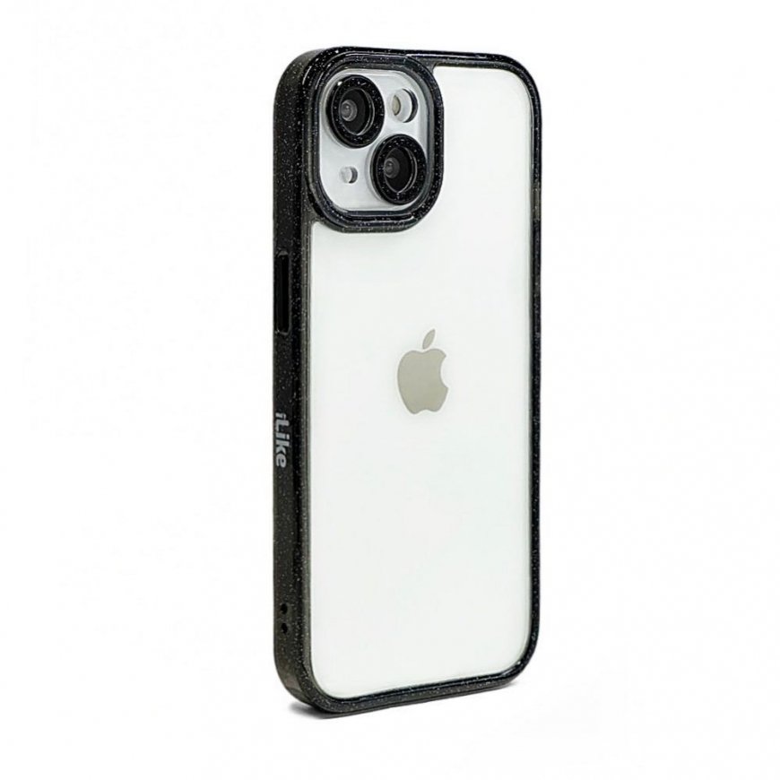 Apple iPhone 15 STARS LENS ACRYLIC COVER Black