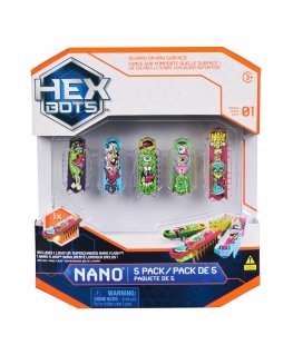 HEX BOTS interactive toy Nano Flash 5 pack