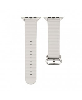 Watch 42/44/45mm Marine leather Watch Strap Starlight