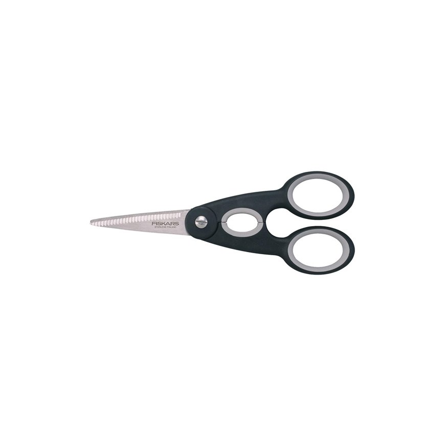 Fiskars 1003034 kitchen scissors 220 mm Grey, Stainless steel Universal