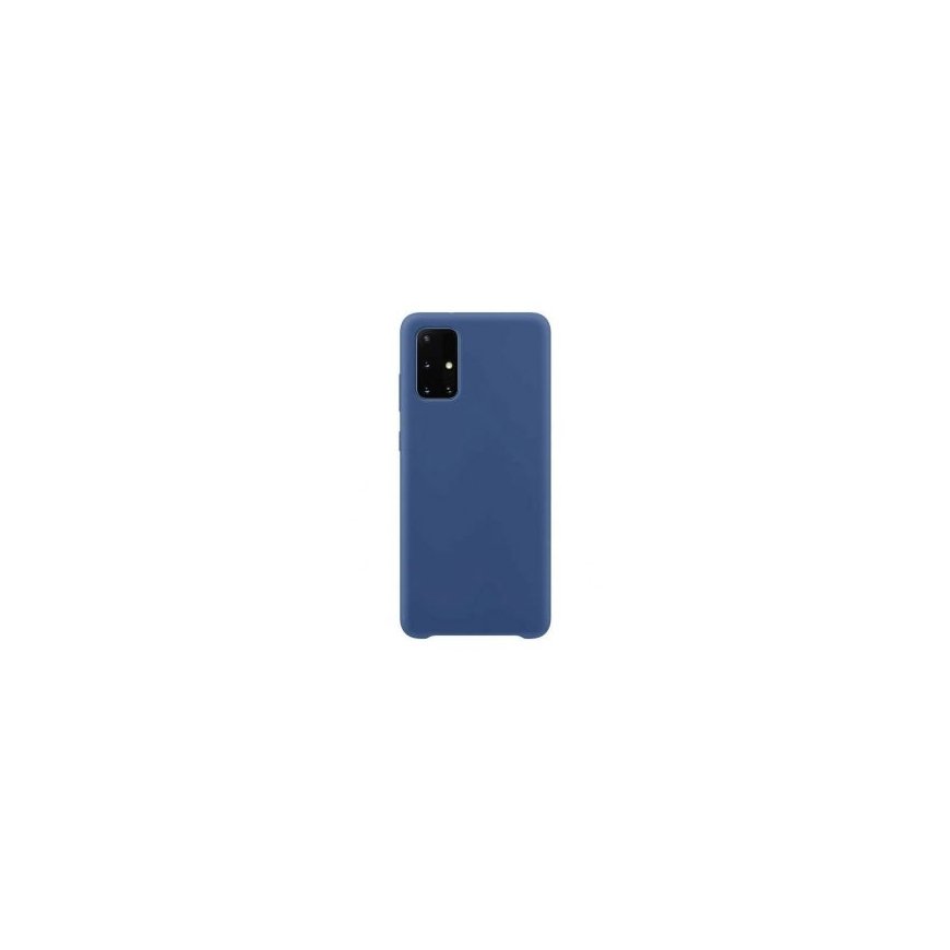 Silicone Case Soft Flexible Rubber Cover for Samsung Galaxy A72 4G dark blue