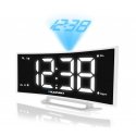 Blaupunkt CRP7WH radio Pulkstenis Melns, Balts