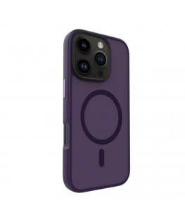 Apple iPhone 16 Pro Max Hybird Case With Magsafe PC+TPU Purple