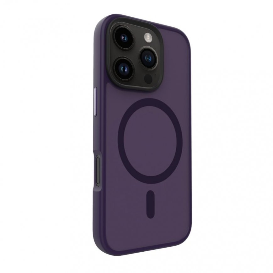 Apple iPhone 16 Pro Hybird Case With Magsafe PC+TPU Purple